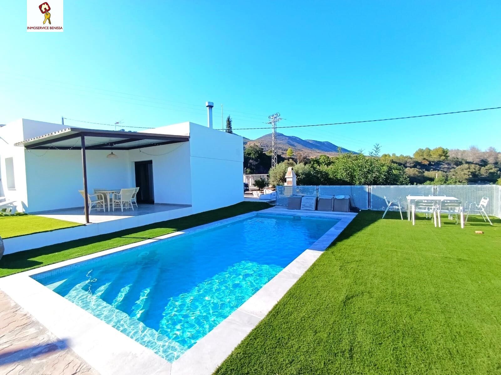 Swimming pool of House or chalet to rent in Benissa  with Air Conditioner, Private garden and Terrace