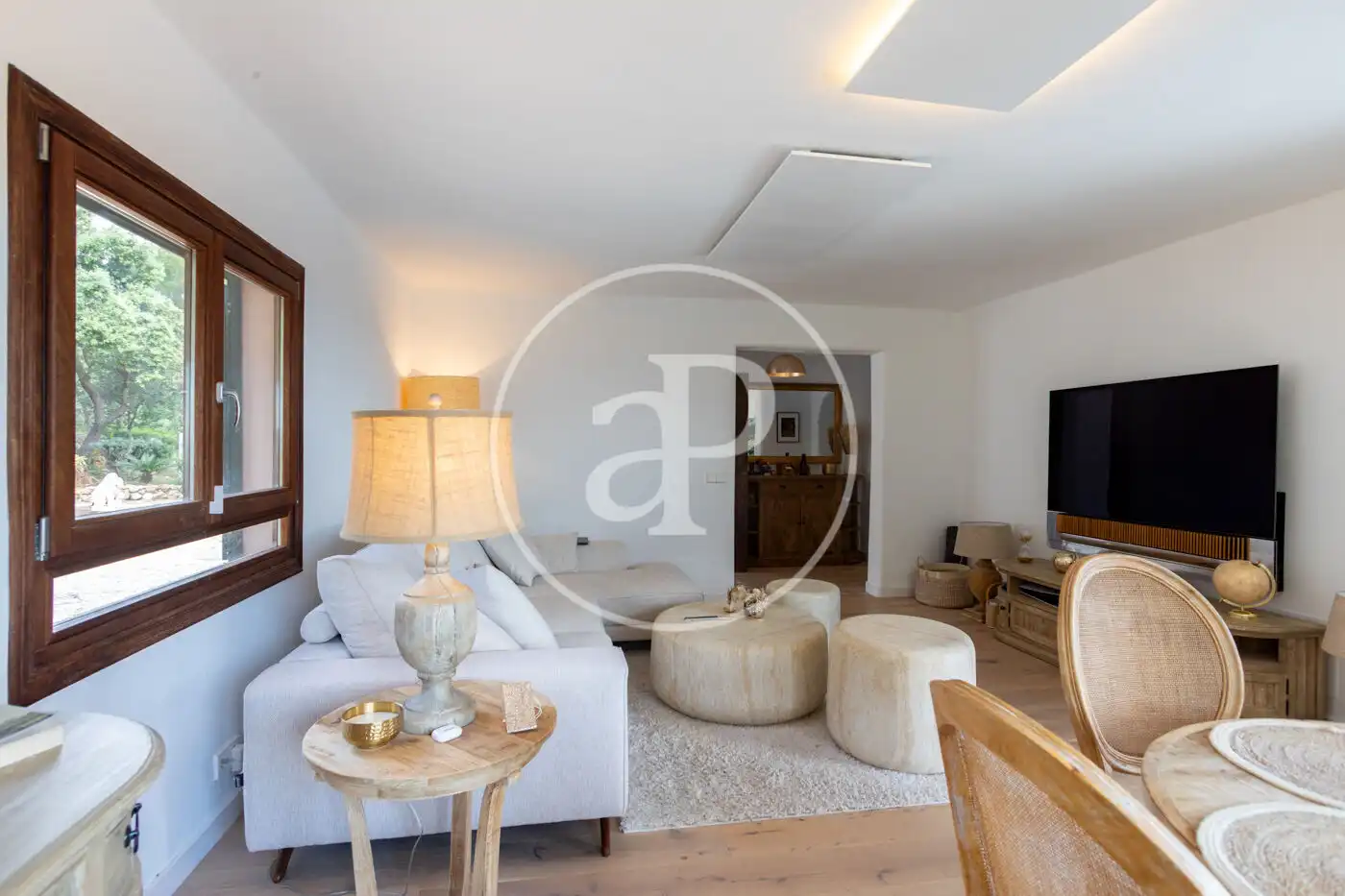 Sala d'estar de Casa o xalet en venda en Esporles amb Aire condicionat, Calefacció i Jardí privat