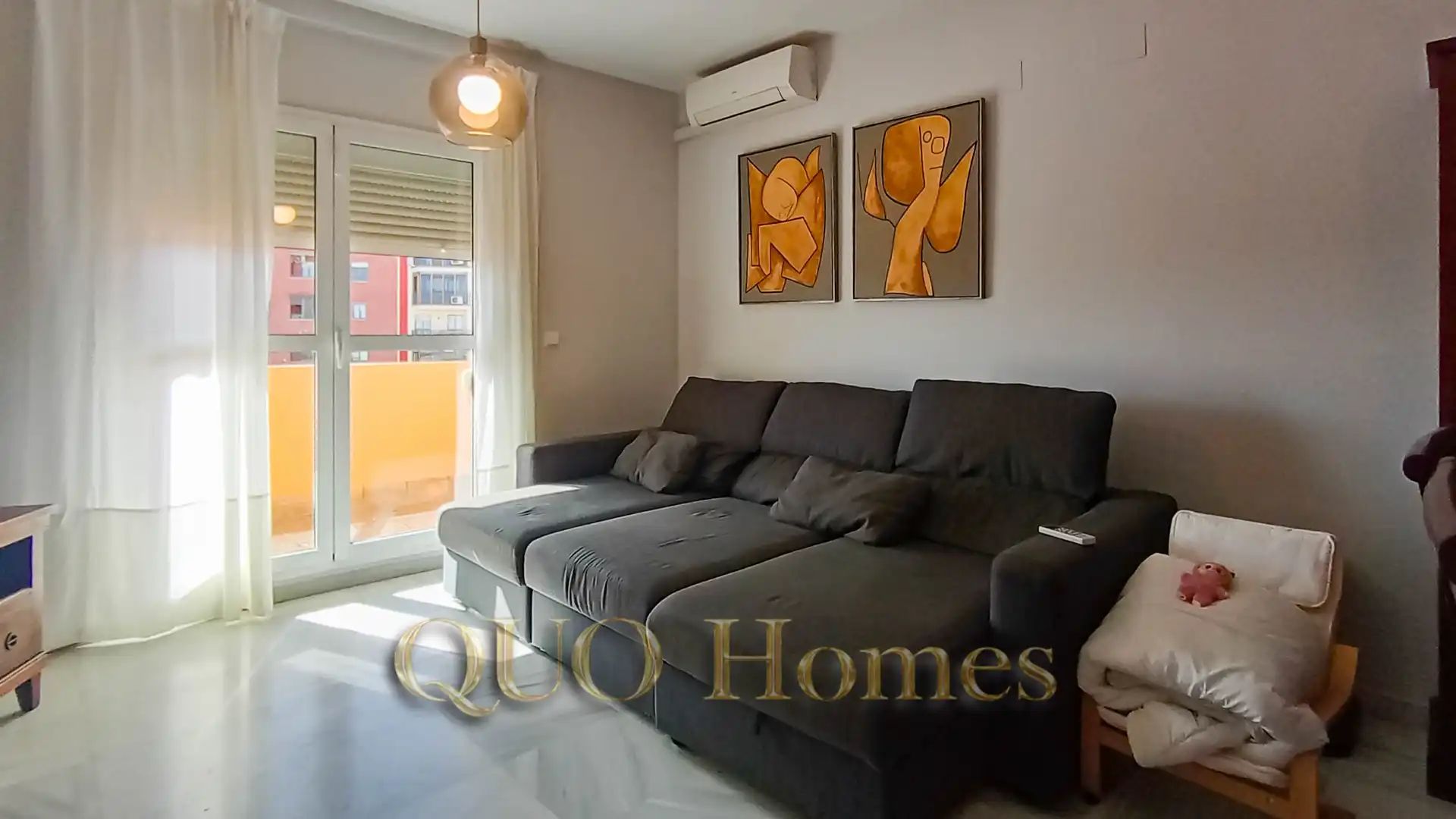 Living room of Flat for sale in Jerez de la Frontera  with Air Conditioner, Balcony and Community pool