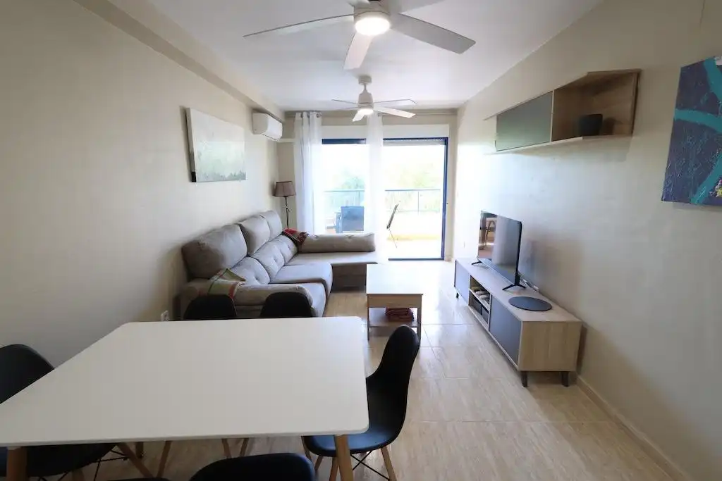 Sala de estar de Apartamento de alquiler en Orihuela con Aire acondicionado, Amueblado y Balcón