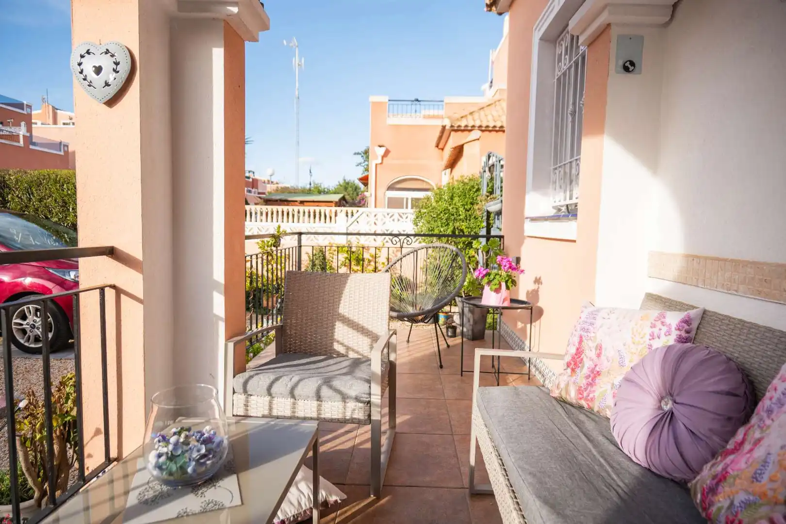Terrassa de Casa adosada en venda en Los Montesinos amb Aire condicionat, Jardí privat i Terrassa