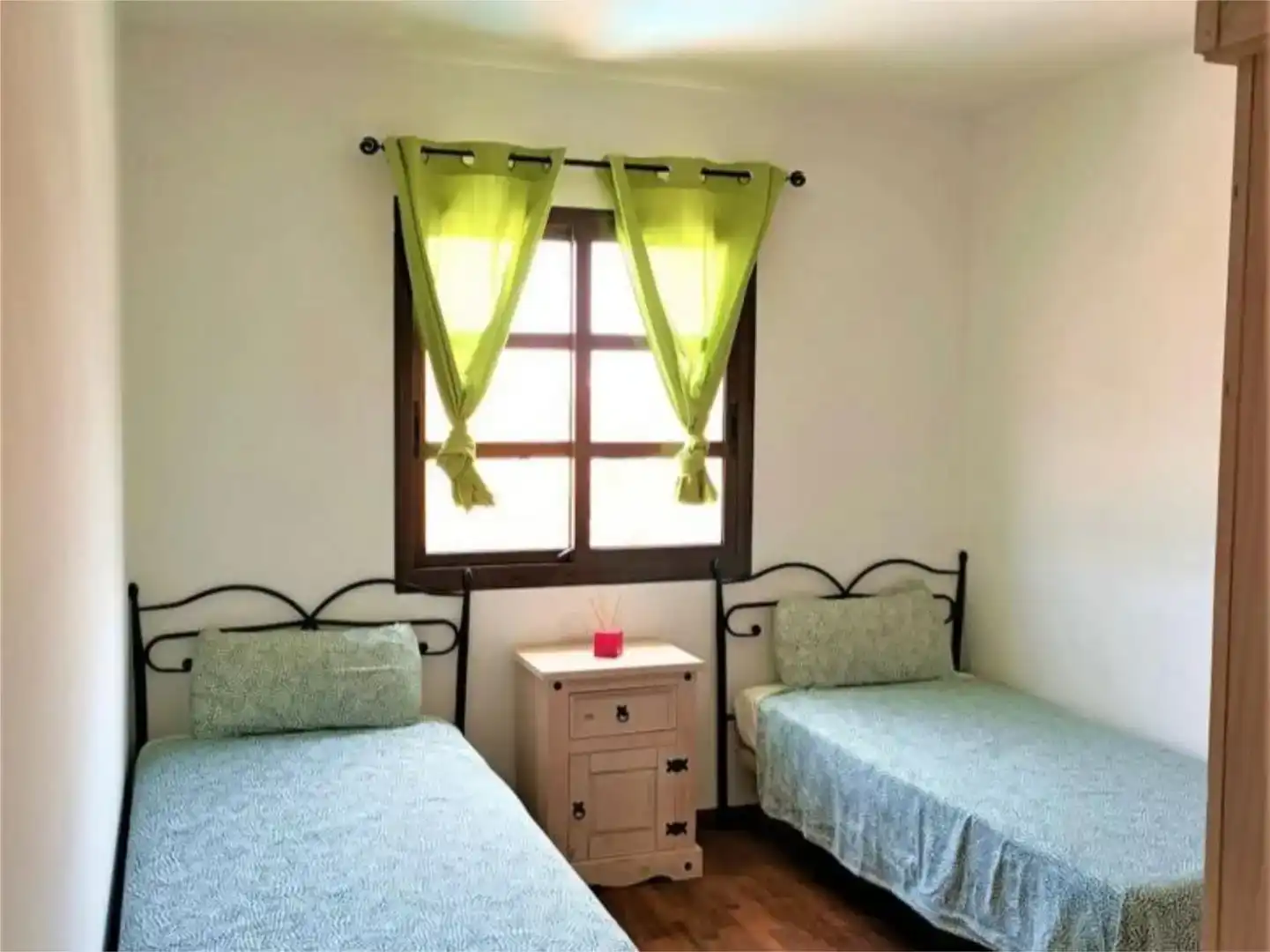 Bedroom of Flat for rent in La Oliva  with Private garden, Swimming Pool and Furnished