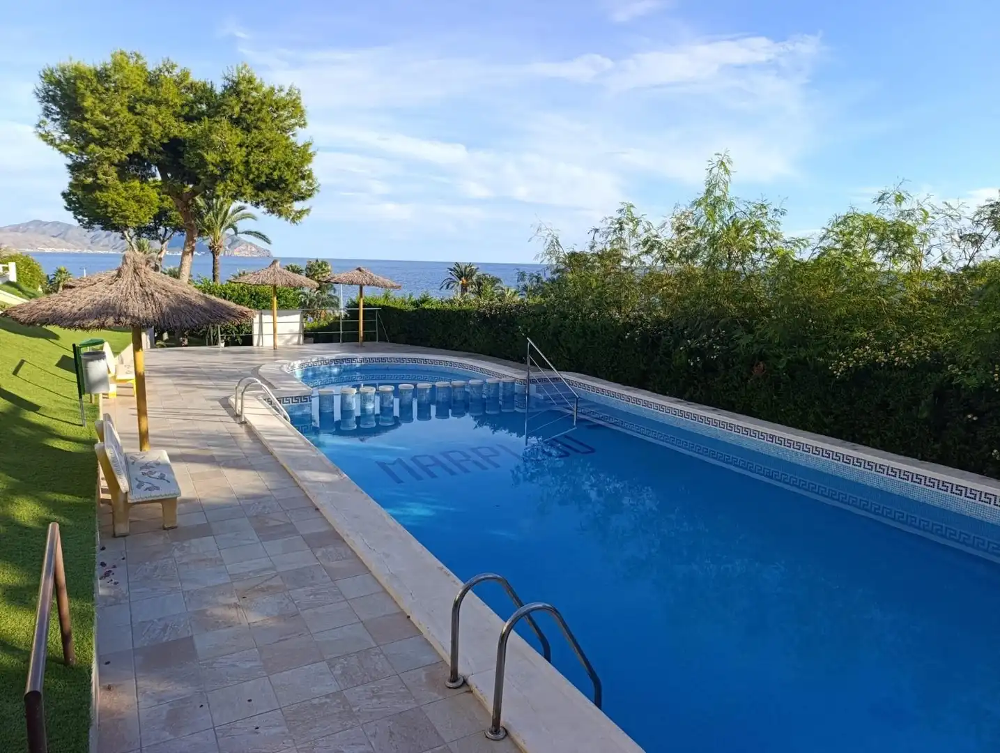 Swimming pool of Apartments for sale in Mazarrón  with Air Conditioner, Private garden and Terrace