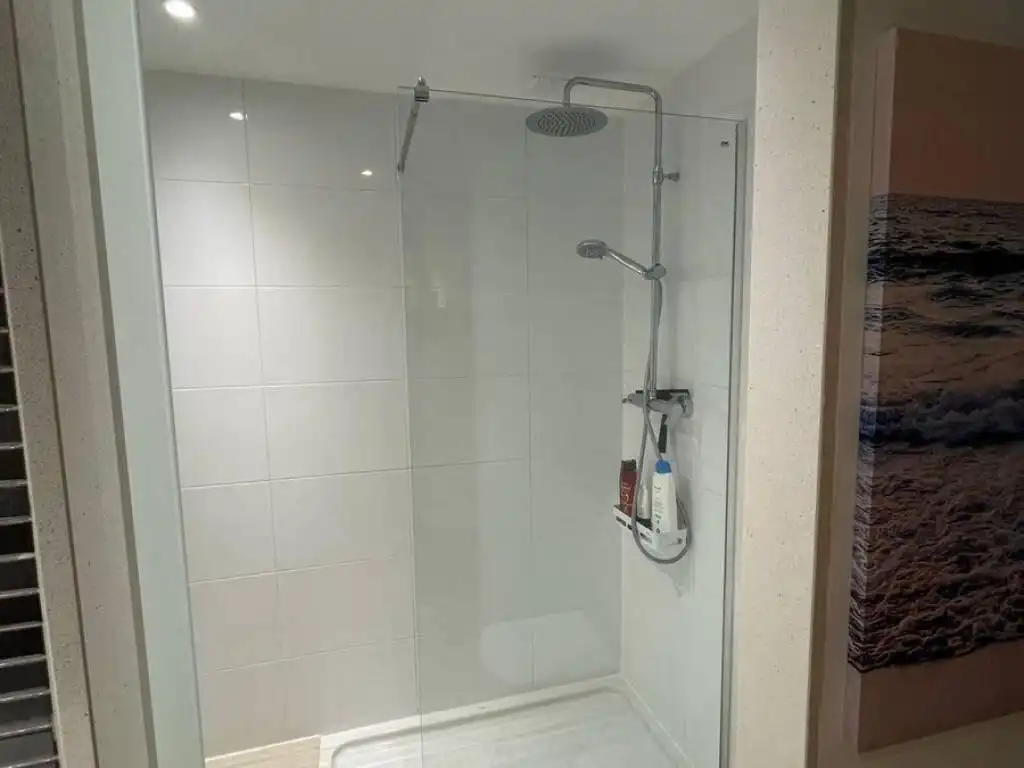 Bany de Apartament en venda en Alcanar amb Aire condicionat, Calefacció i Jardí privat