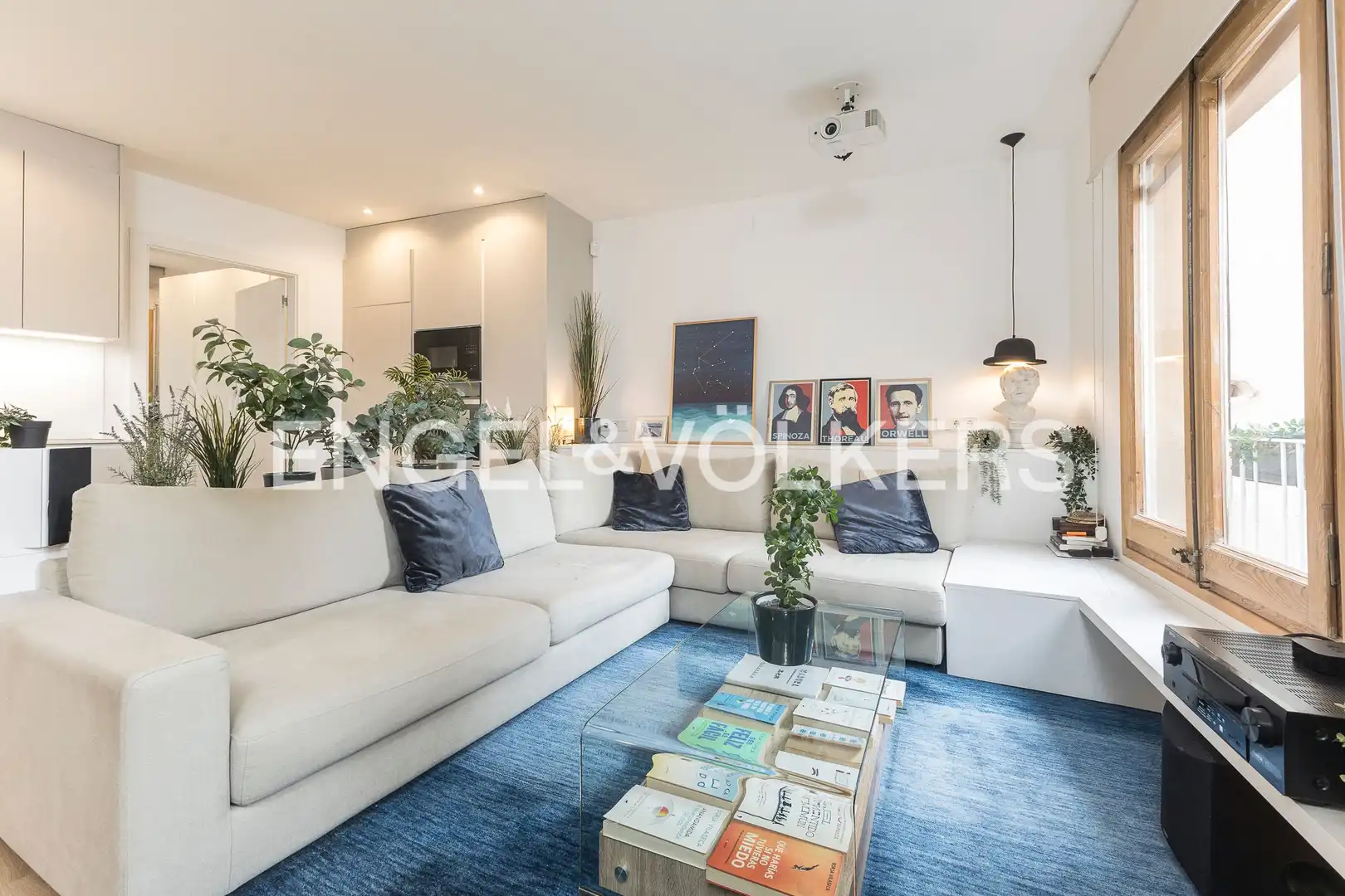 Sala de estar de Piso en venta en Sarrià - Sant Gervasi