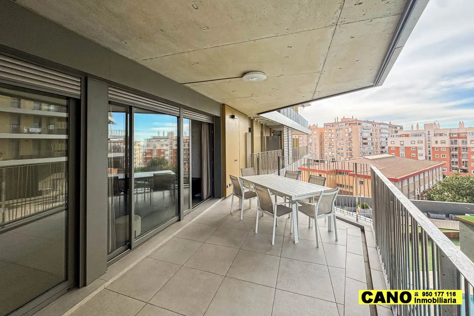 Terrace of Flat for sale in Almería  with Terrace, Storage room and Swimming Pool