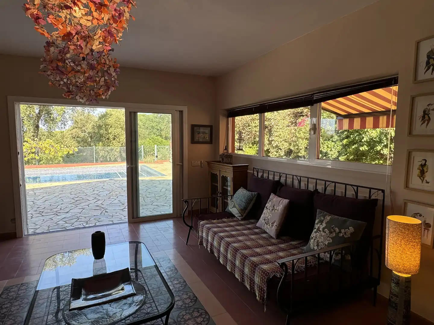 Sala d'estar de Casa o xalet en venda en Santa Cristina d'Aro amb Calefacció, Jardí privat i Terrassa