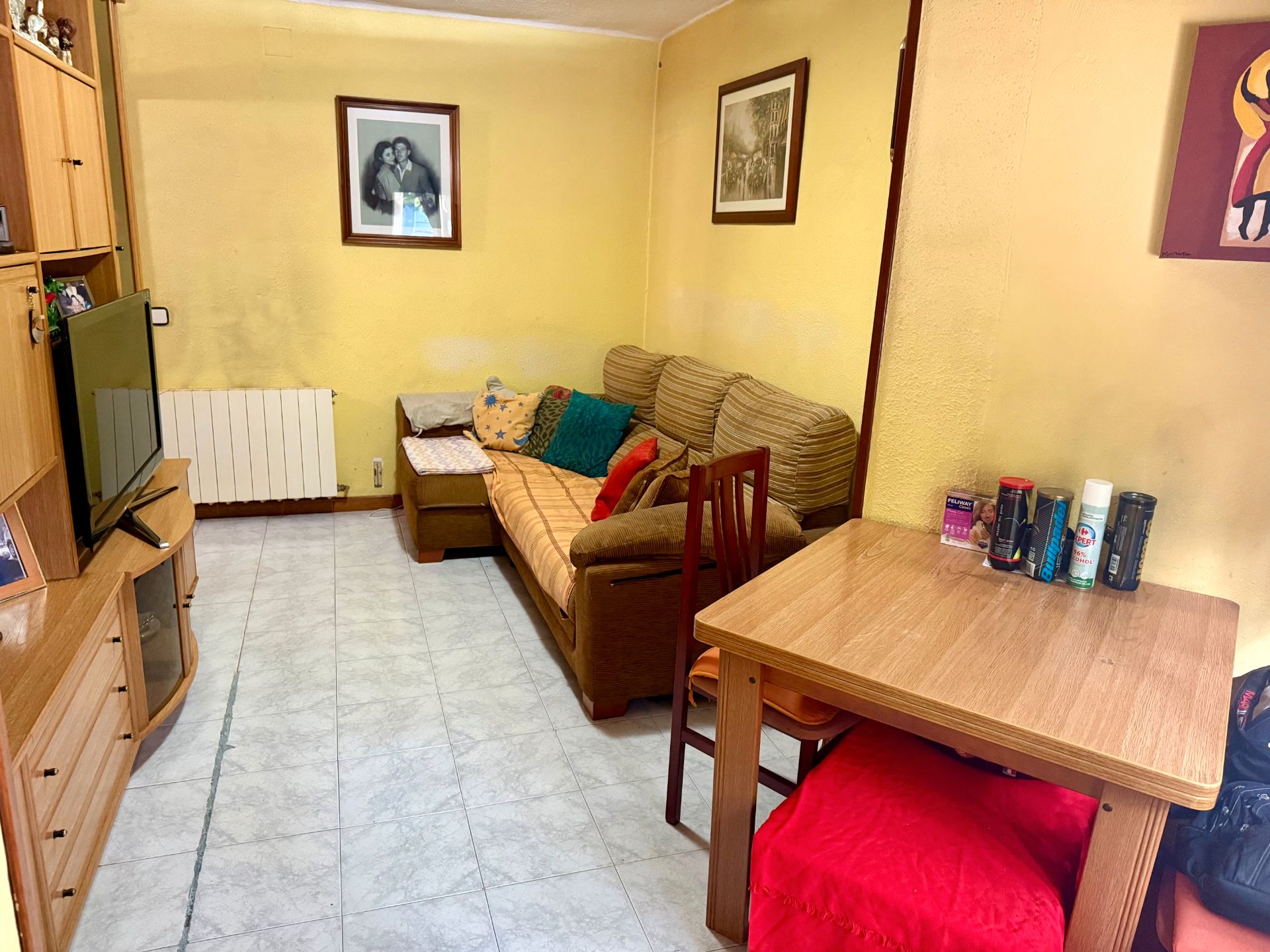 Sala d'estar de Pis en venda en Esplugues de Llobregat amb Calefacció