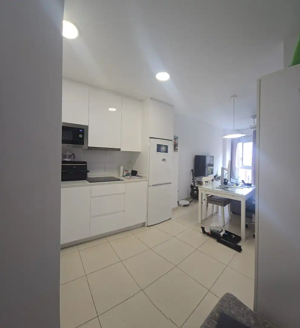 Cuina de Apartament de lloguer en Las Palmas de Gran Canaria amb Moblat, Forn i Rentadora