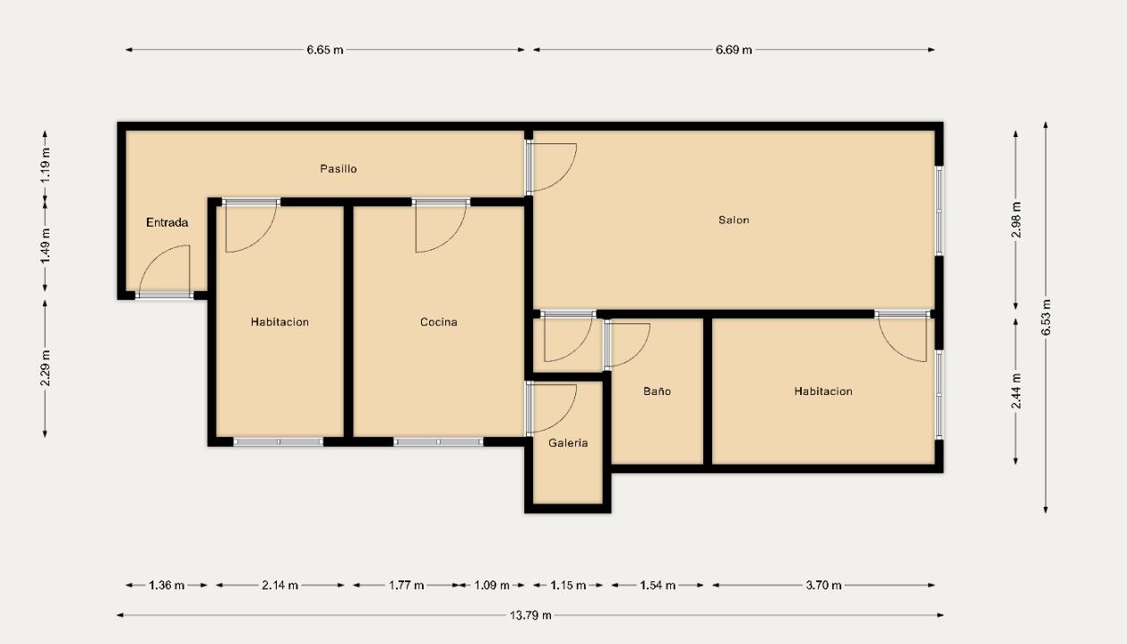Flat for sale in  Barcelona Capital  with Heating