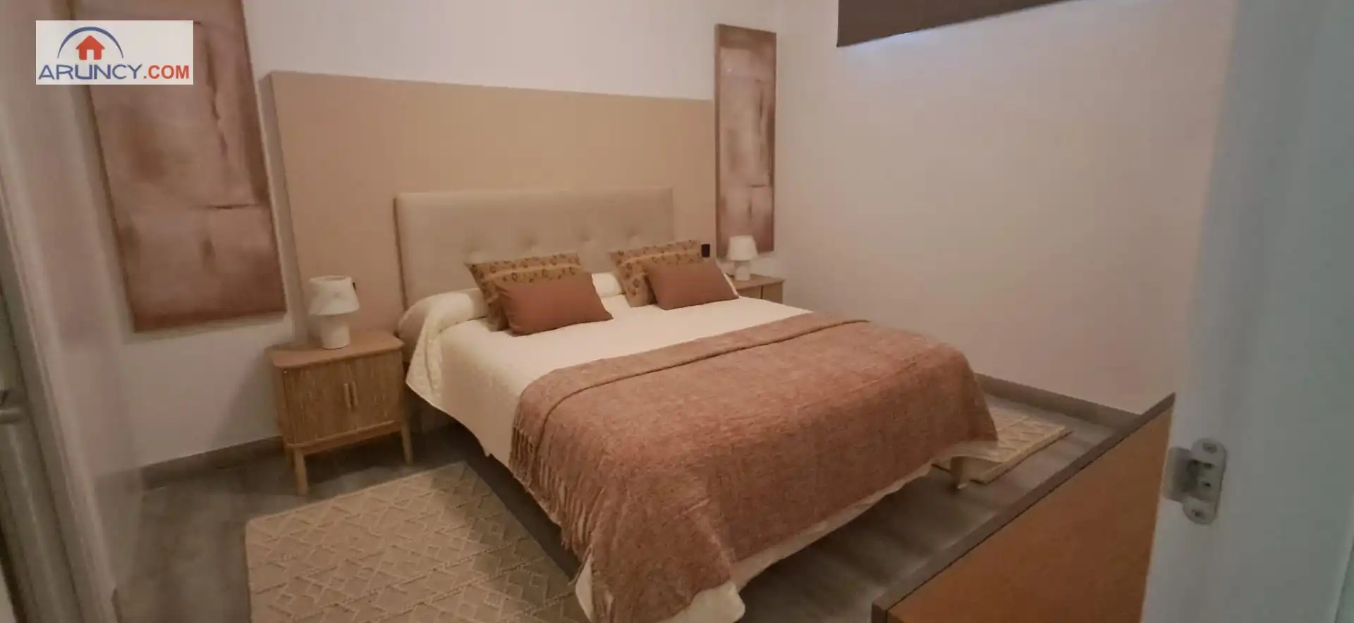 Dormitori de Casa o xalet de lloguer en Montequinto amb Aire condicionat, Jardí privat i Traster