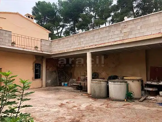 Terrasse von Country house zum Verkauf in Benilloba mit Privatgarten