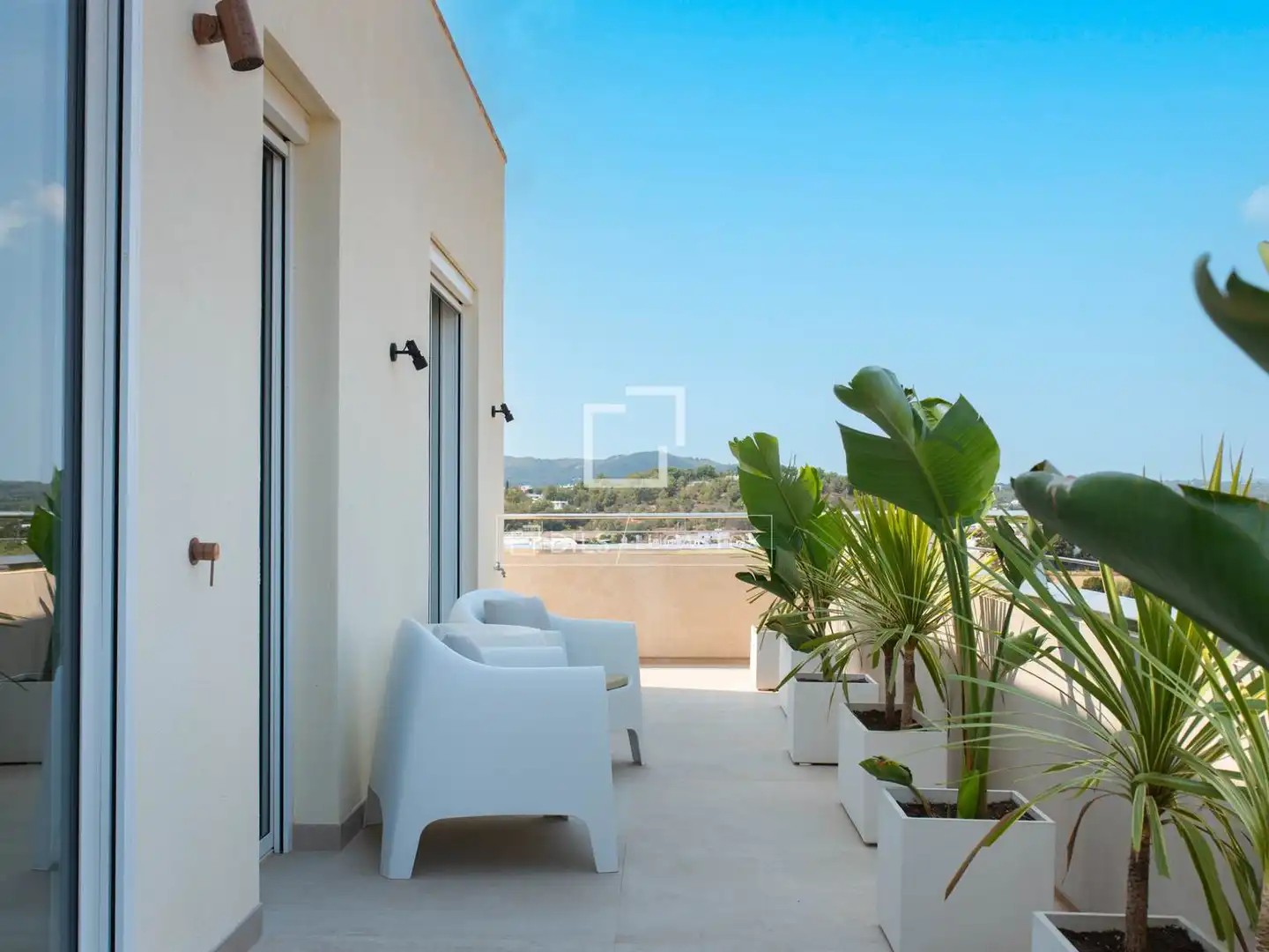 Terrace of Flat for sale in Eivissa  with Air Conditioner, Heating and Furnished