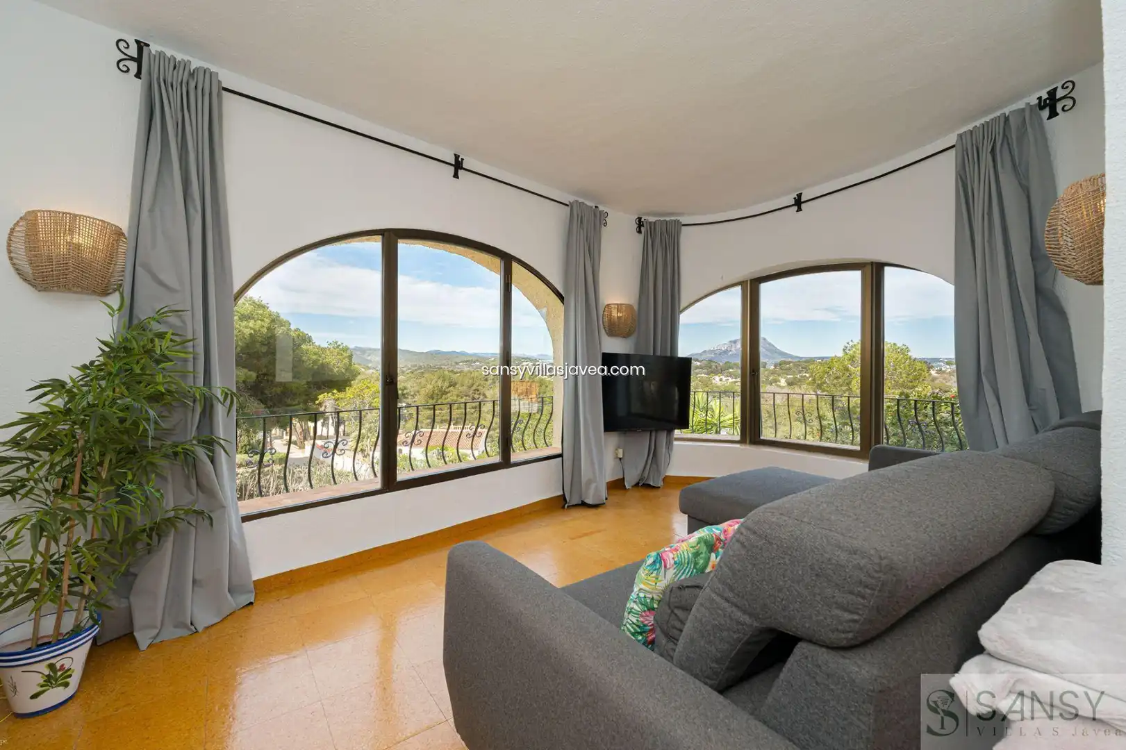 Living room of Houses for sale in Jávea / Xàbia  with Air Conditioner and Storage room