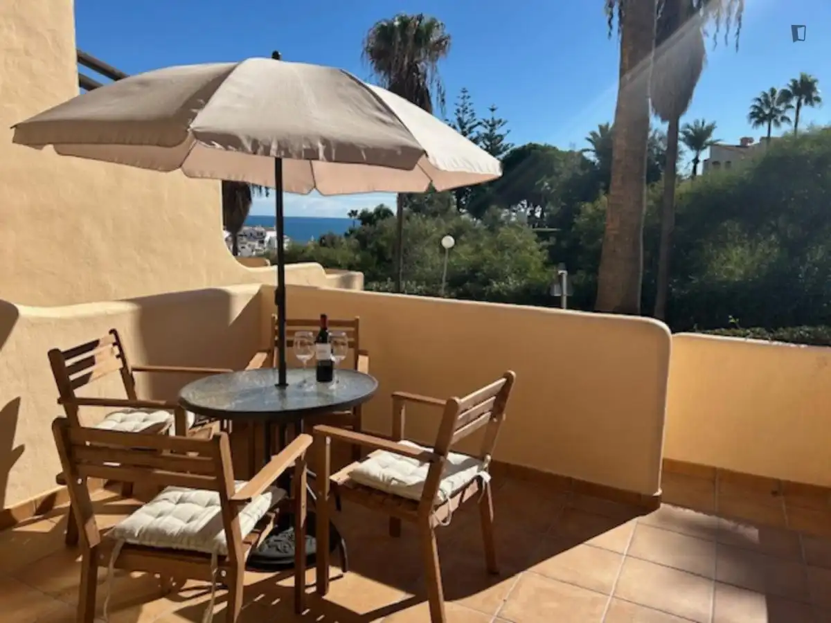 Terrassa de Casa o xalet de lloguer en Mijas amb Moblat, Forn i Es permeten mascotes