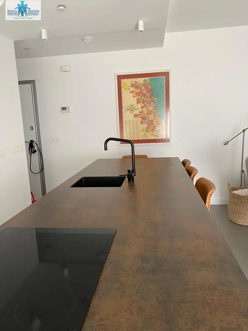Kitchen of Apartments for sale in Albacete  with Heating, Storage room and Furnished