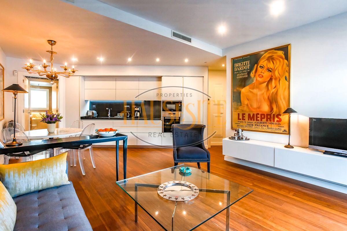 Sala d'estar de Dúplex en venda en Sitges amb Aire condicionat, Calefacció i Parquet