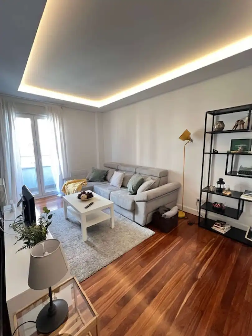 Sala d'estar de Apartament per a compartir en Bilbao  amb Aire condicionat, Calefacció i Terrassa