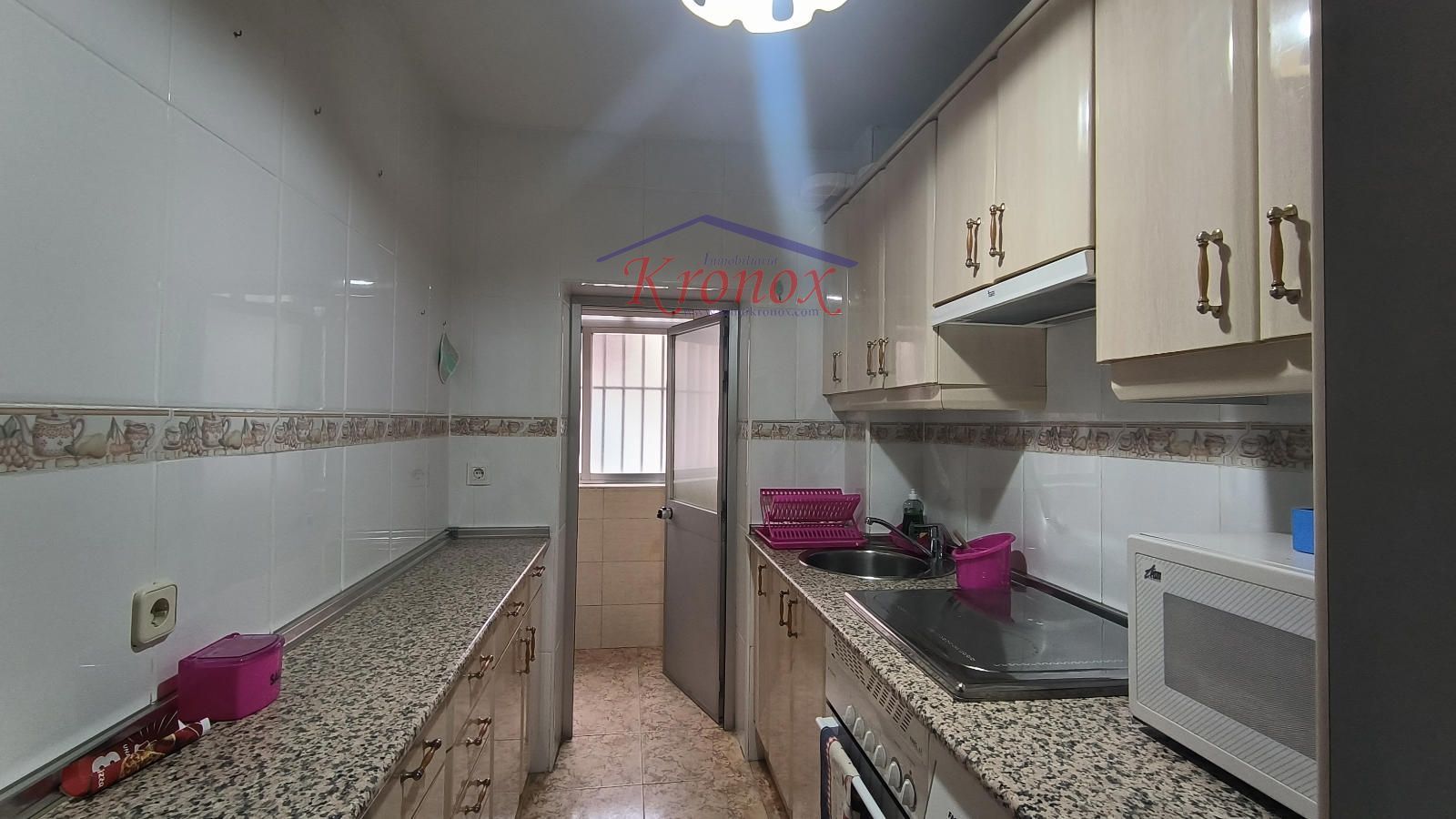 Kitchen of Flat for sale in  Madrid Capital  with Air Conditioner, Heating and Terrace