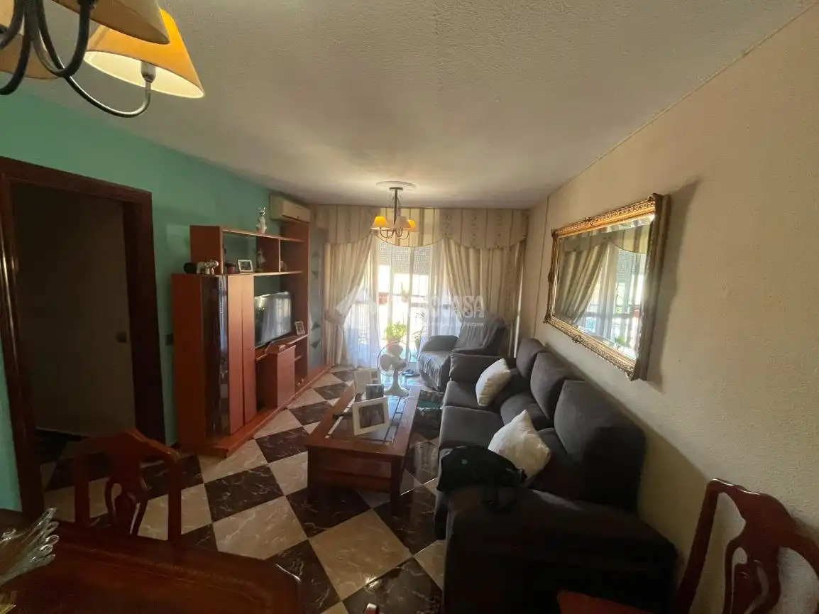 Sala de estar de Piso en venta en Málaga con Balcón