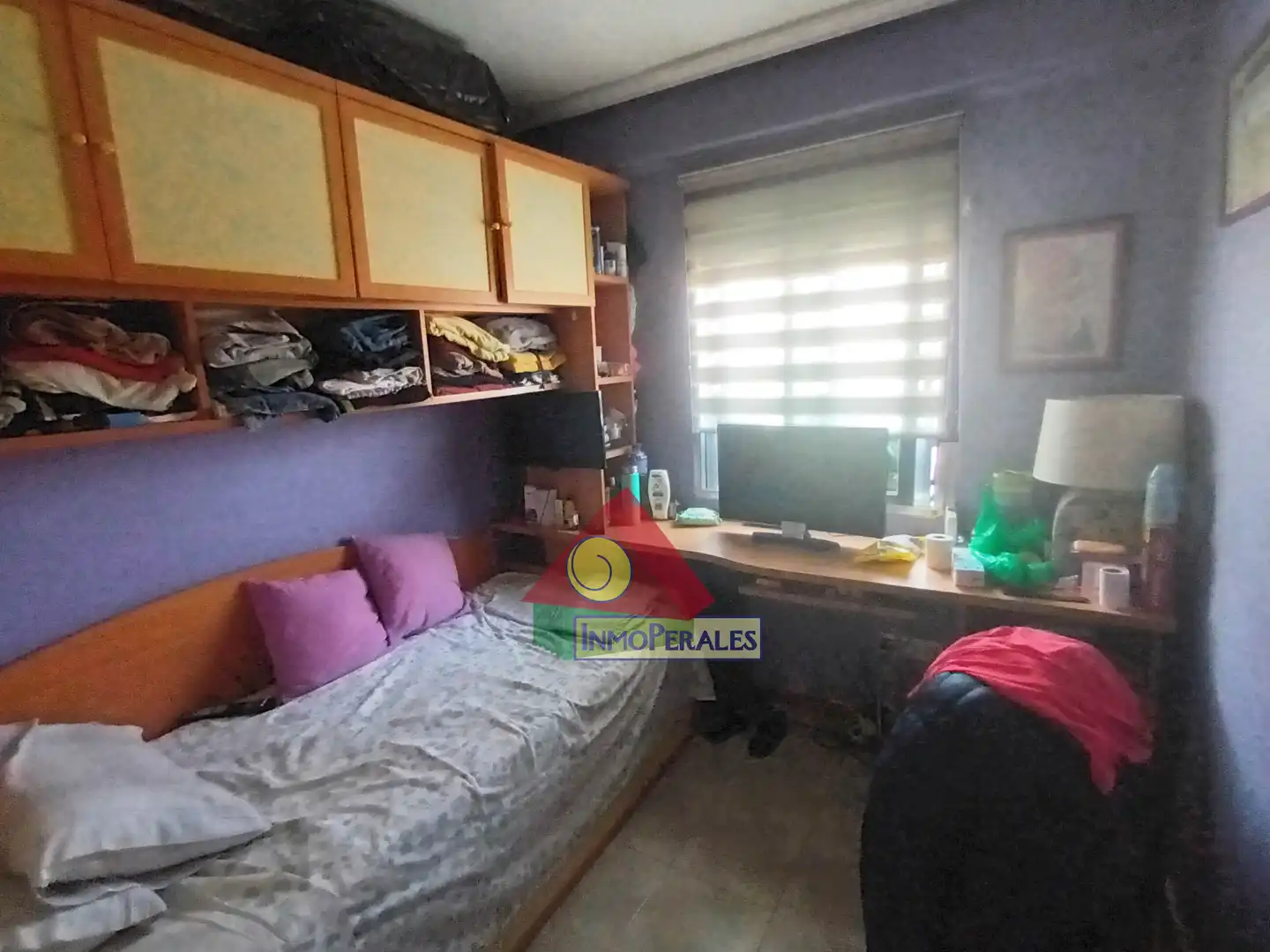 Schlafzimmer von Wohnung zum Verkauf in Madrid mit Klimaanlage und Balkon