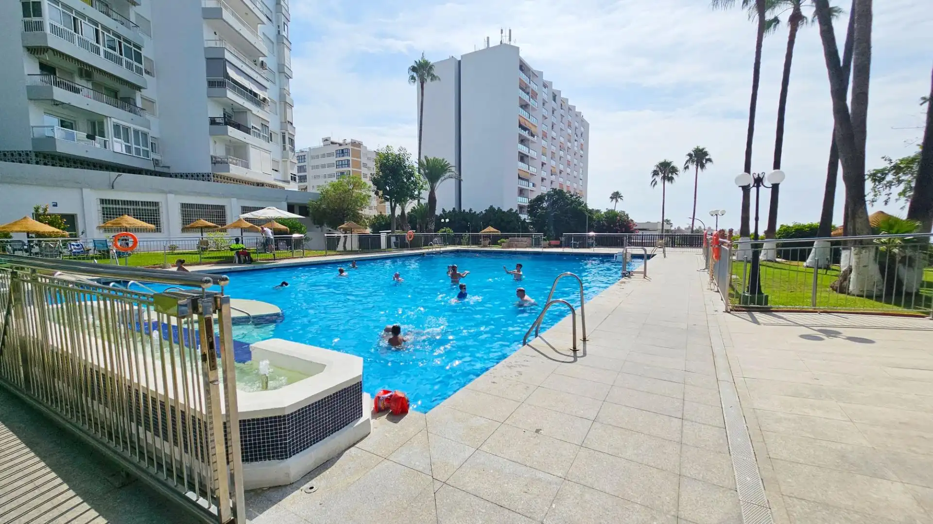 Swimming pool of Apartments for sale in Puerto Marina