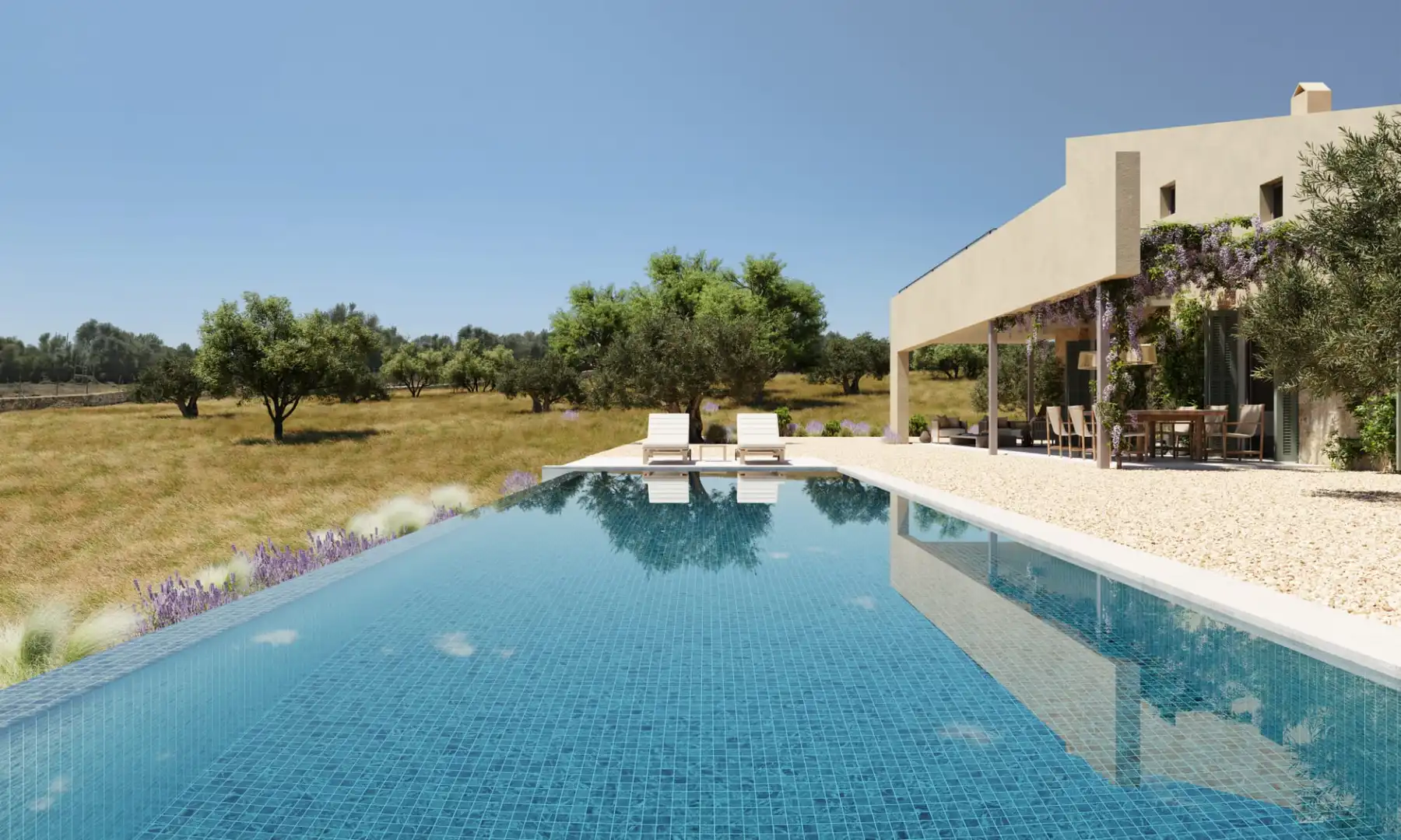 Swimming pool of Land for sale in Manacor