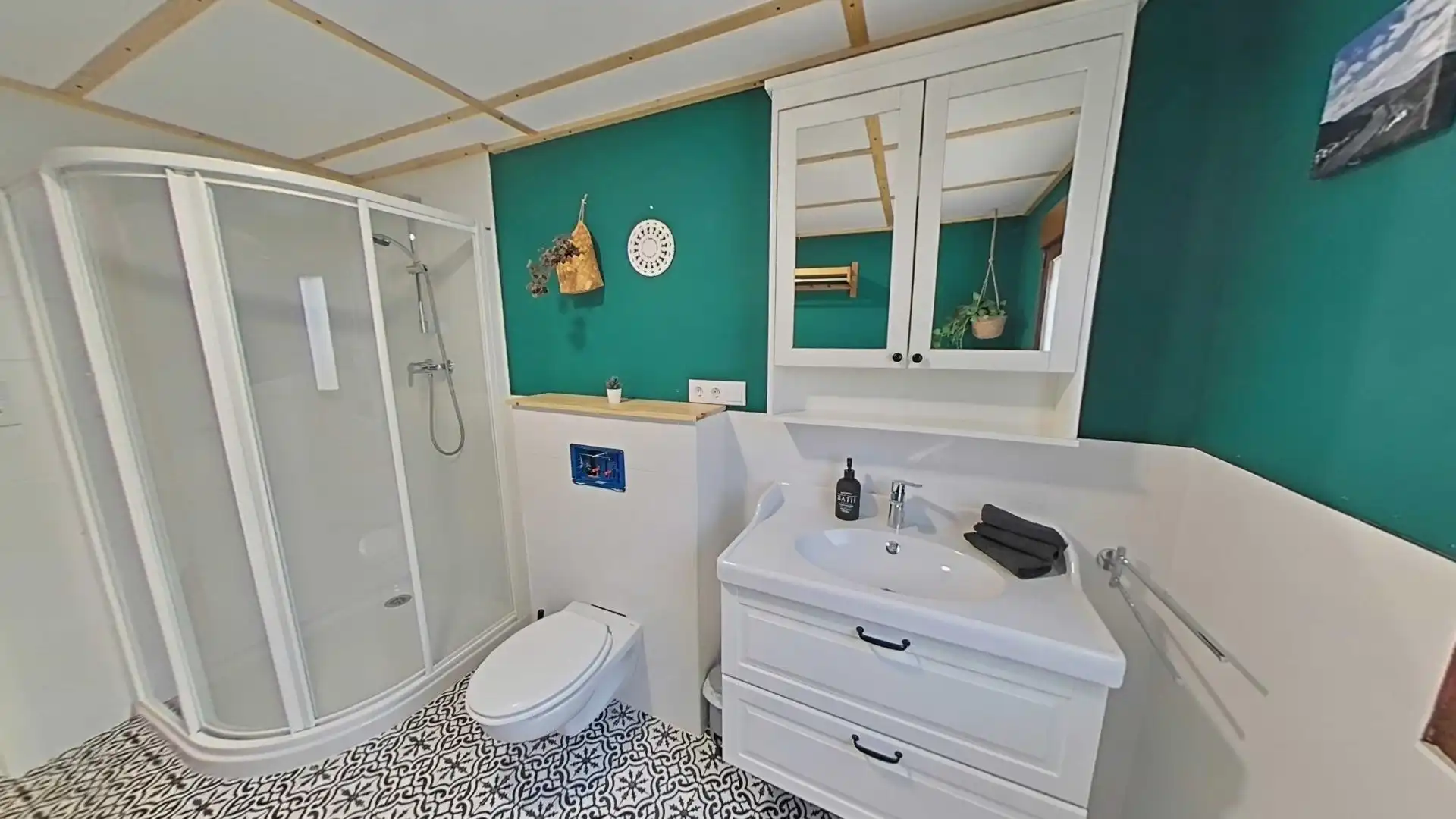 Baño de Finca rústica en venta en Formentera del Segura con Aire acondicionado, Calefacción y Terraza