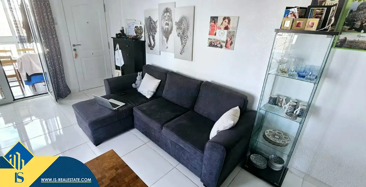 Wohnzimmer von Wohnungen zum Verkauf in Torrevieja mit Klimaanlage, Heizung und Terrasse