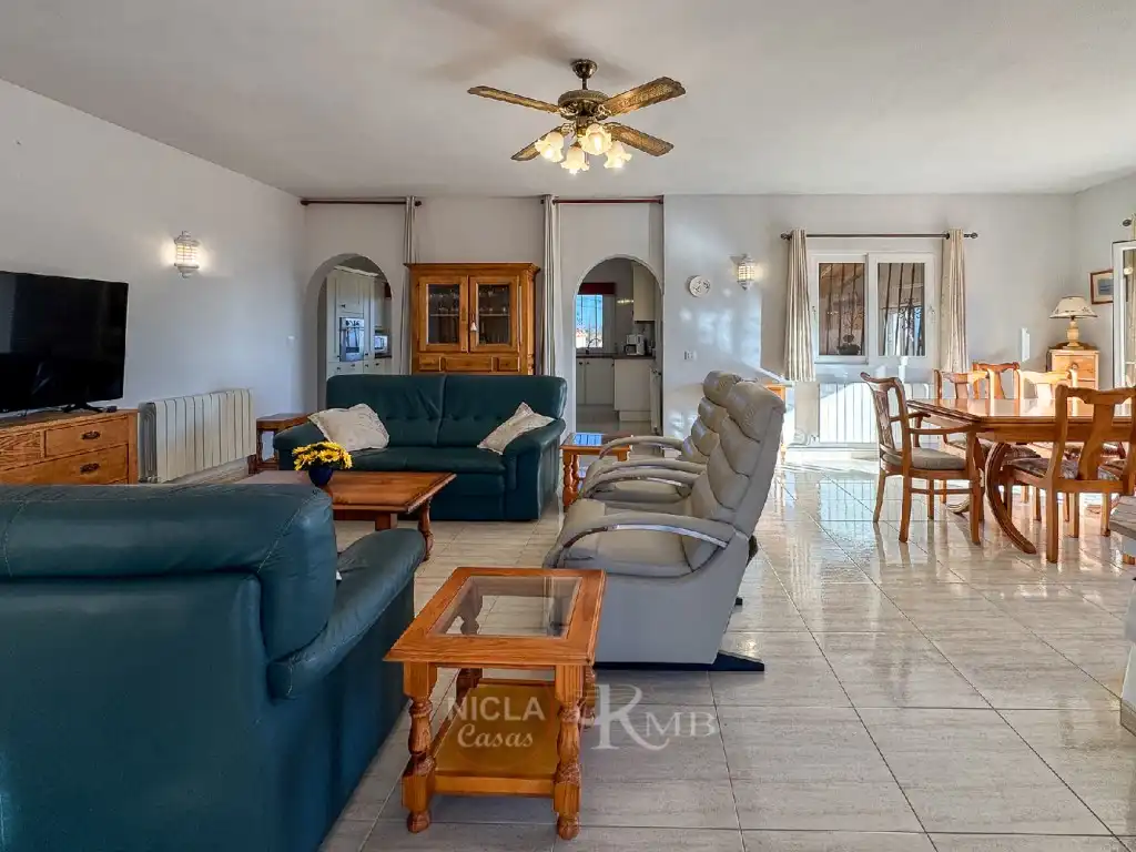Sala de estar de Casa o chalet en venta en Bédar con Aire acondicionado, Calefacción y Jardín privado