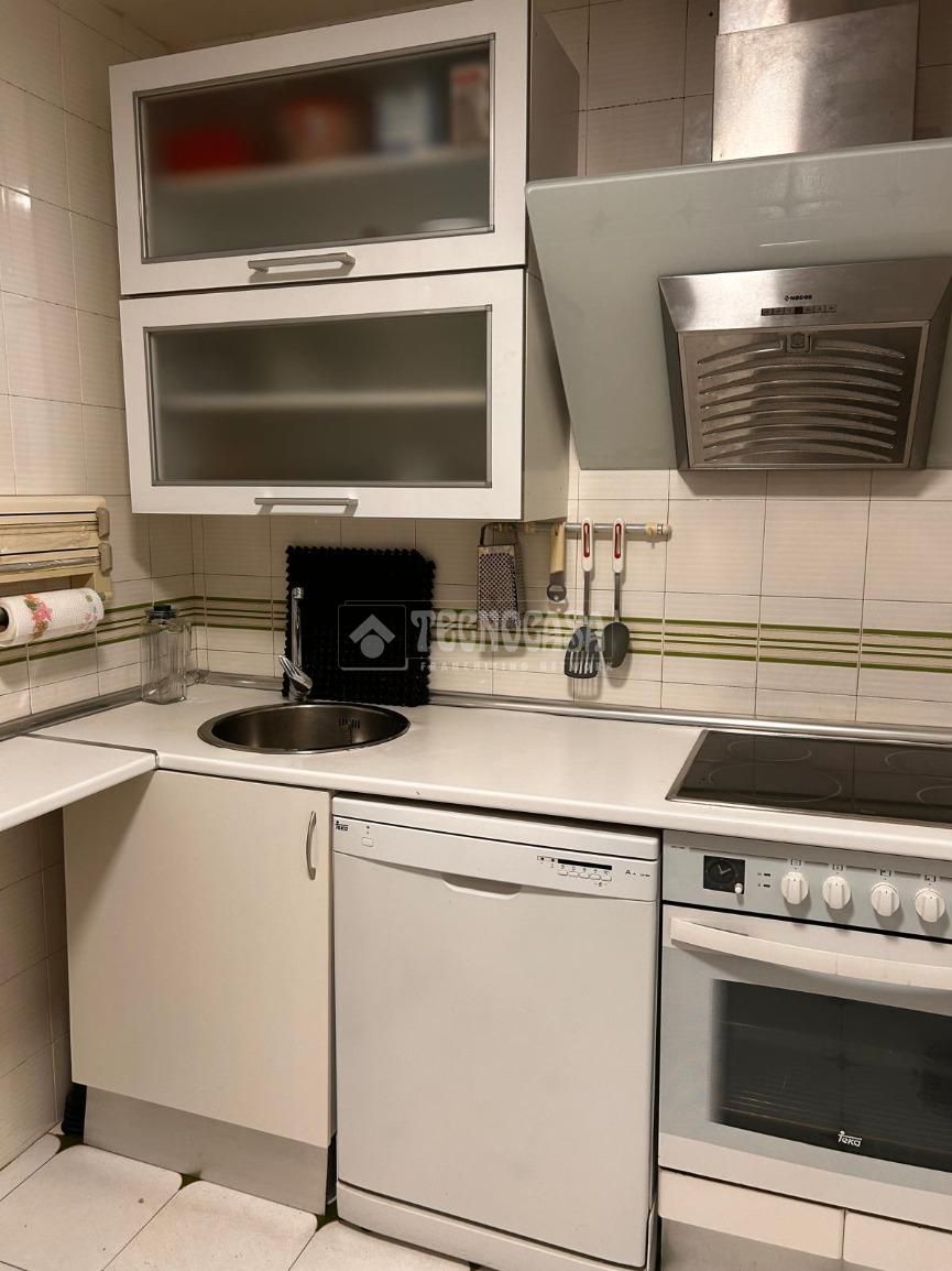 Kitchen of Flat to rent in  Madrid Capital  with Air Conditioner, Heating and Terrace