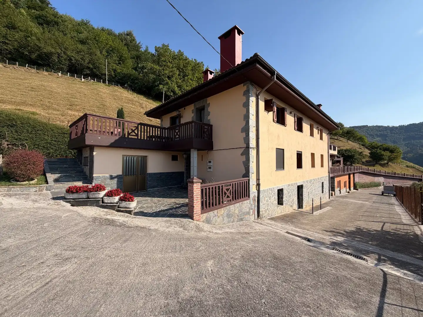 Vista exterior de Casa o chalet en venta en Zaldibia con Calefacción y Trastero