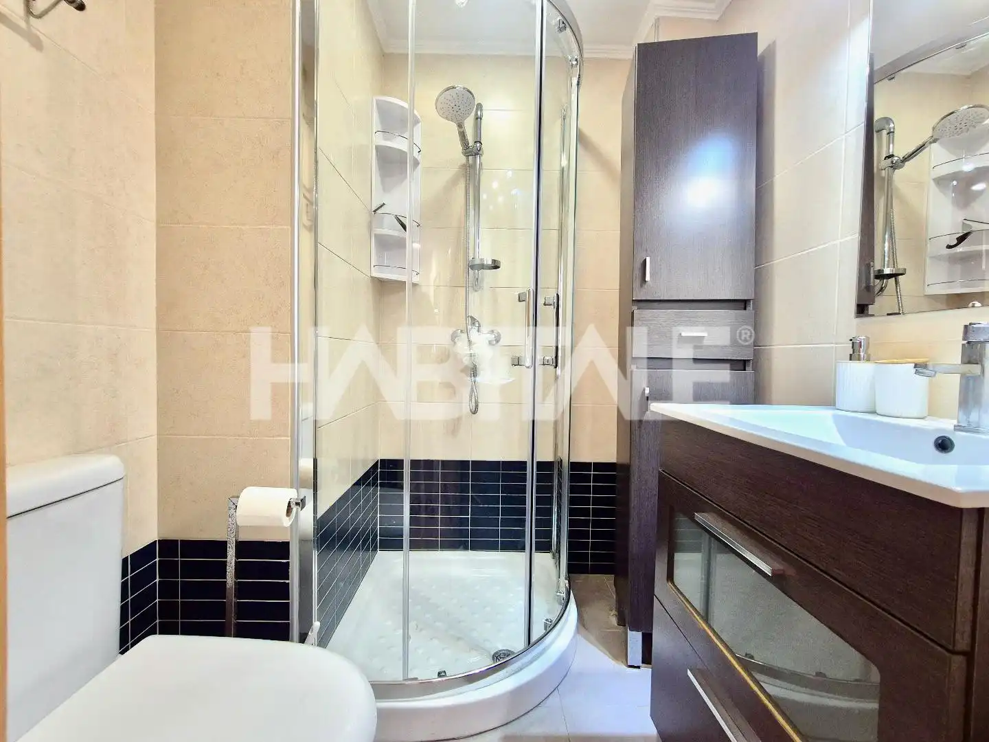 Baño de Piso de alquiler en Calpe / Calp con Terraza, Trastero y Piscina