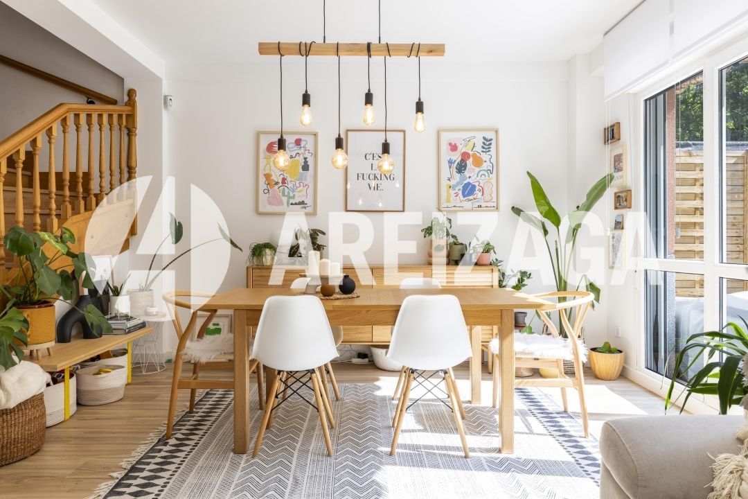 Dining room of Single-family semi-detached for sale in Donostia - San Sebastián   with Heating, Private garden and Terrace