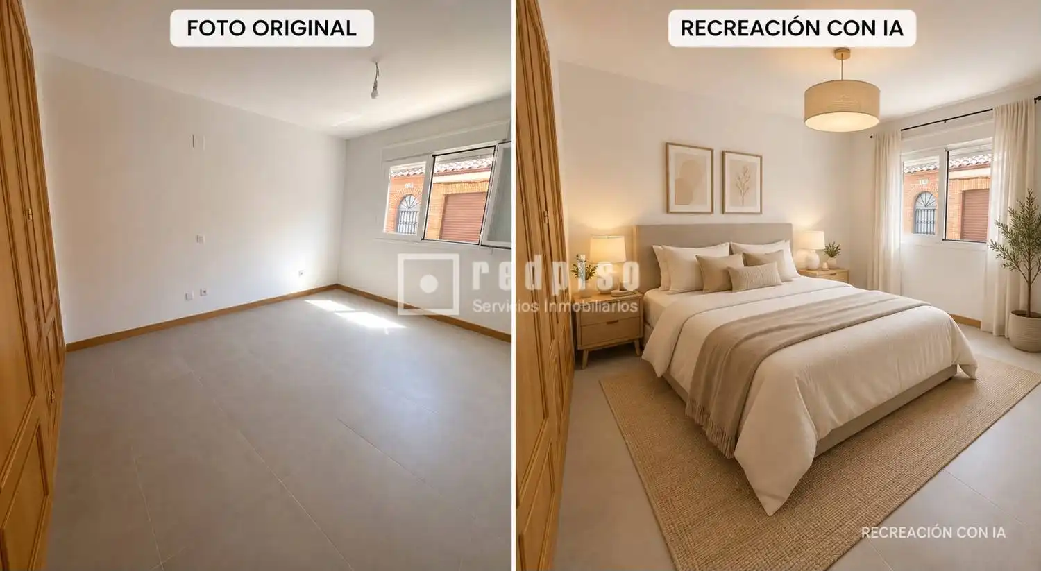 Bedroom of Flat for sale in Calera y Chozas  with Heating, Storage room and Alarm