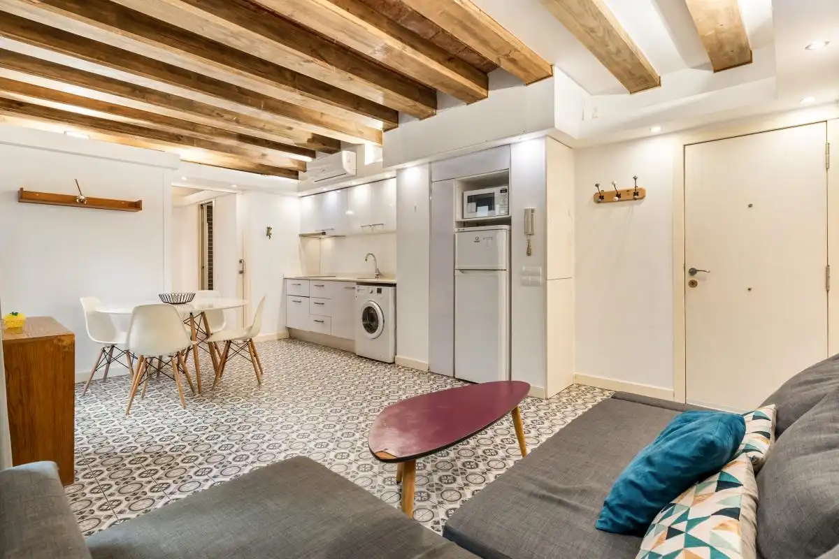 Cocina de Piso en venta en Barcelona con Aire acondicionado, Calefacción y Amueblado