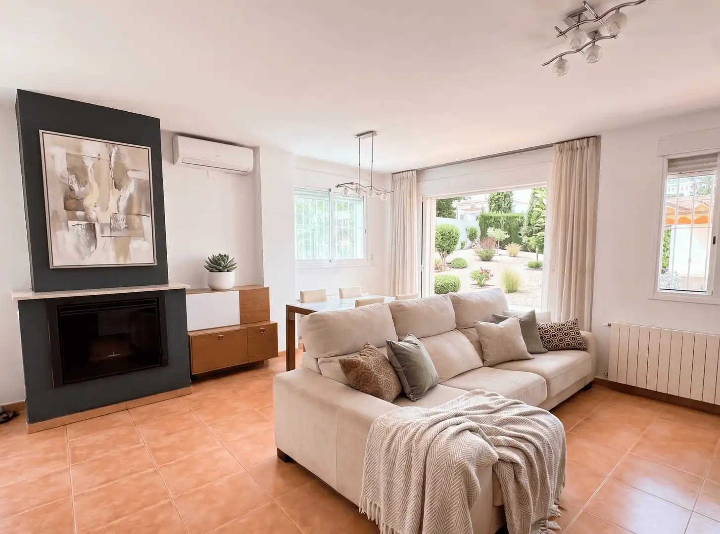 Living room of Houses for sale in Moncada  with Heating, Private garden and Terrace
