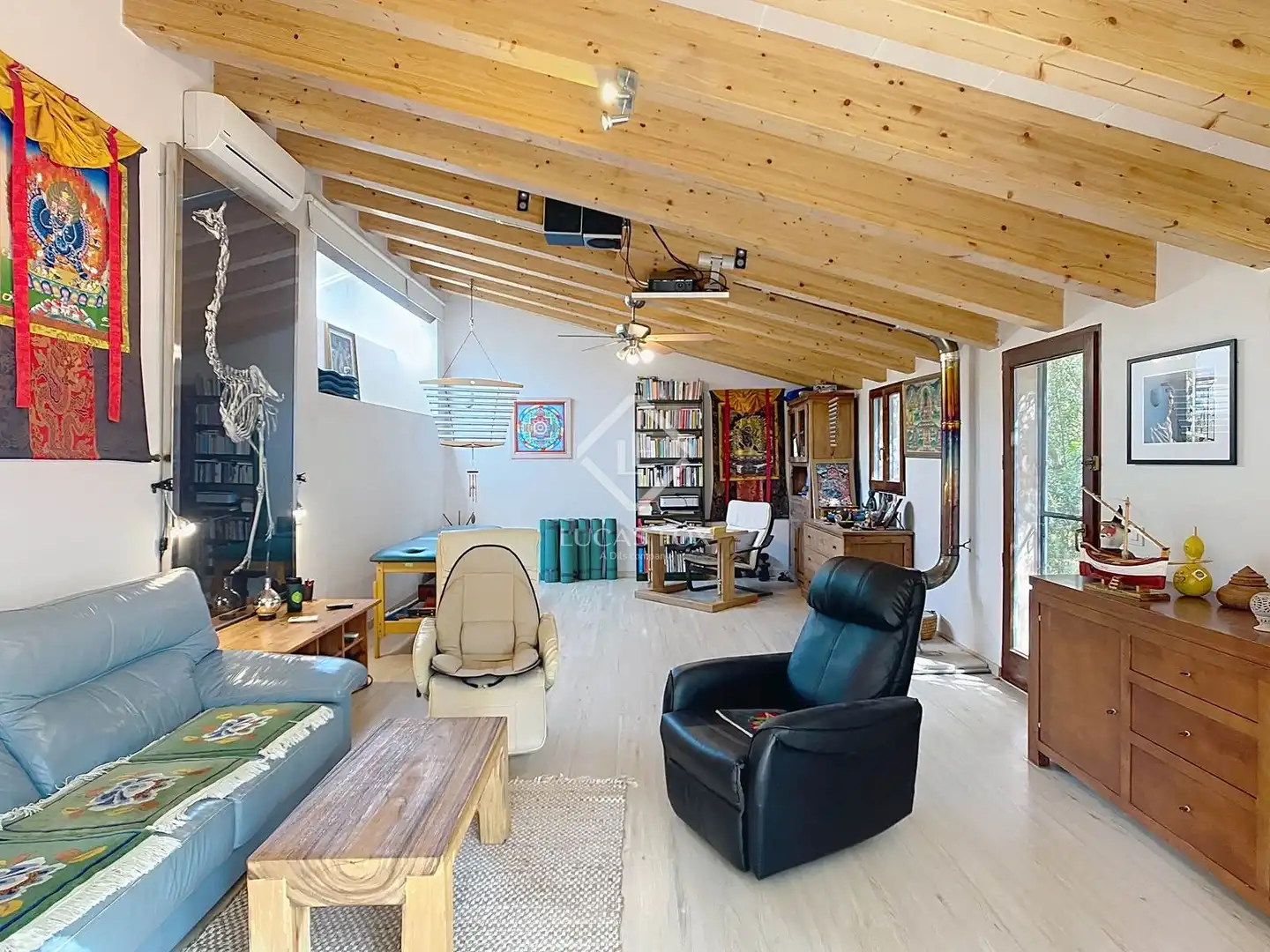 Sala d'estar de Finca rústica en venda en Maó - Mahón amb Calefacció, Jardí privat i Terrassa
