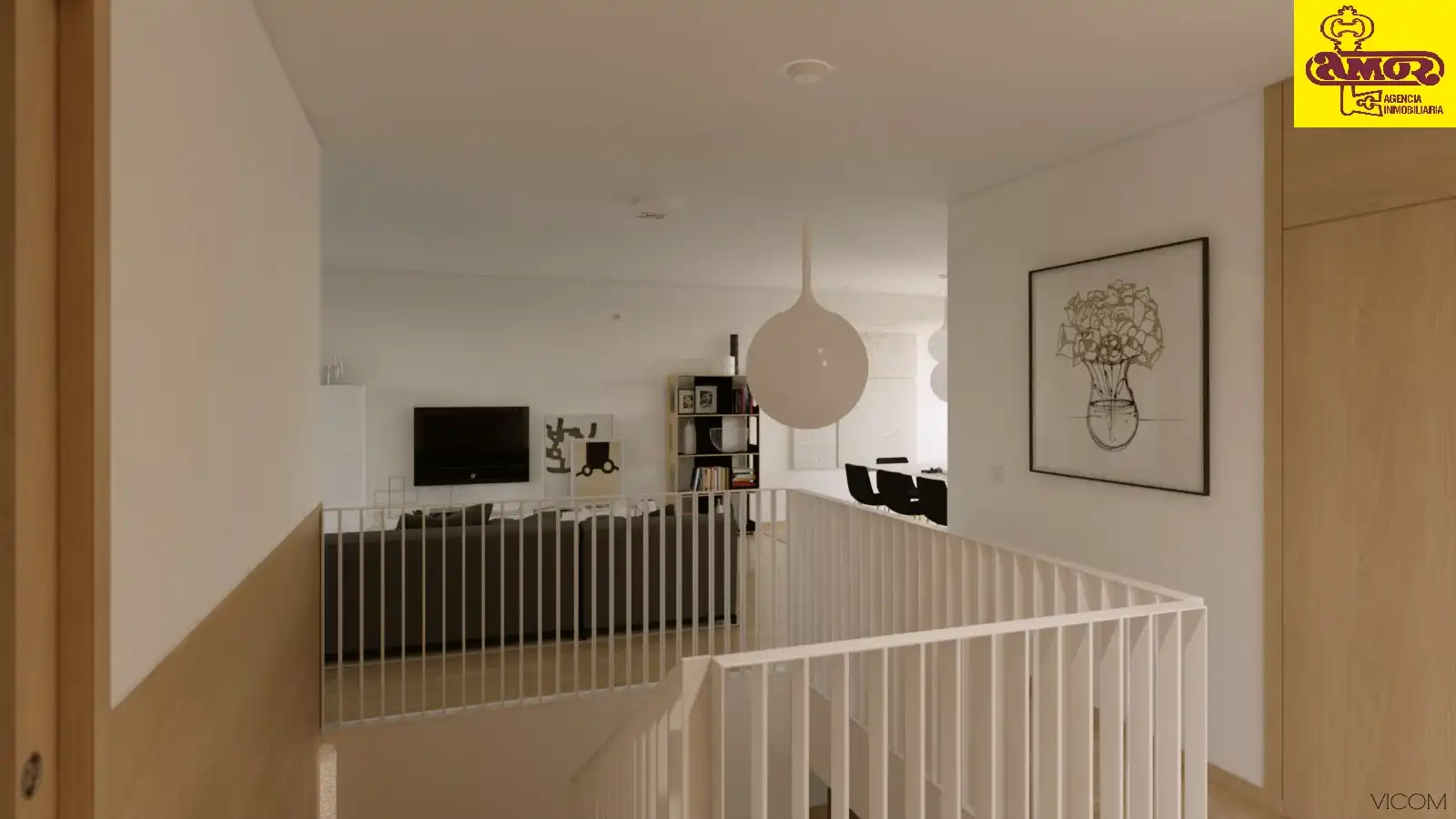 Sala de estar de Casa o chalet en venta en Santiago de Compostela  con Amueblado