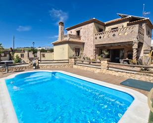 Exterior view of Country house for sale in Arriate  with Private garden, Terrace and Swimming Pool