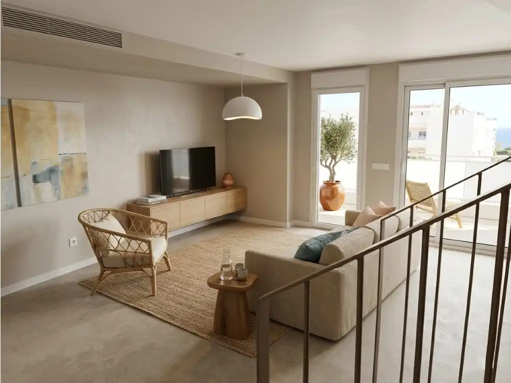 Sala de estar de Apartamento en venta en Eivissa