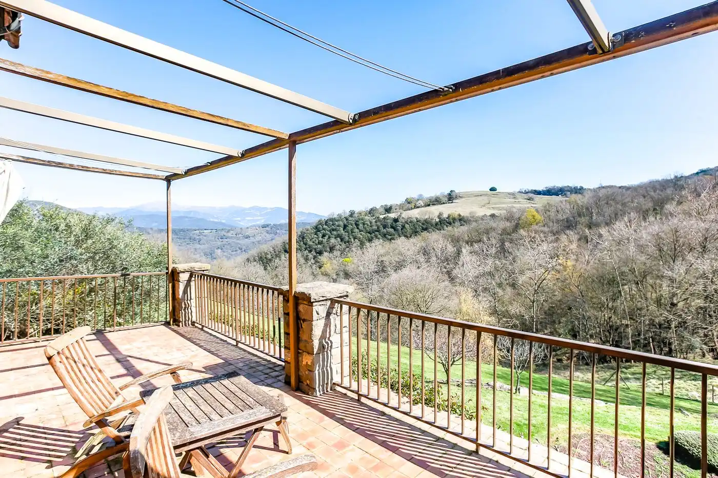 Terraza de Finca rústica en venta en Olot con Calefacción, Jardín privado y Terraza