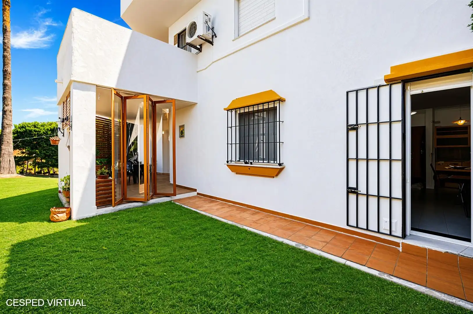 Terrasse von Wohnungen zum Verkauf in Chiclana de la Frontera mit Privatgarten und Gemeinschaftspool