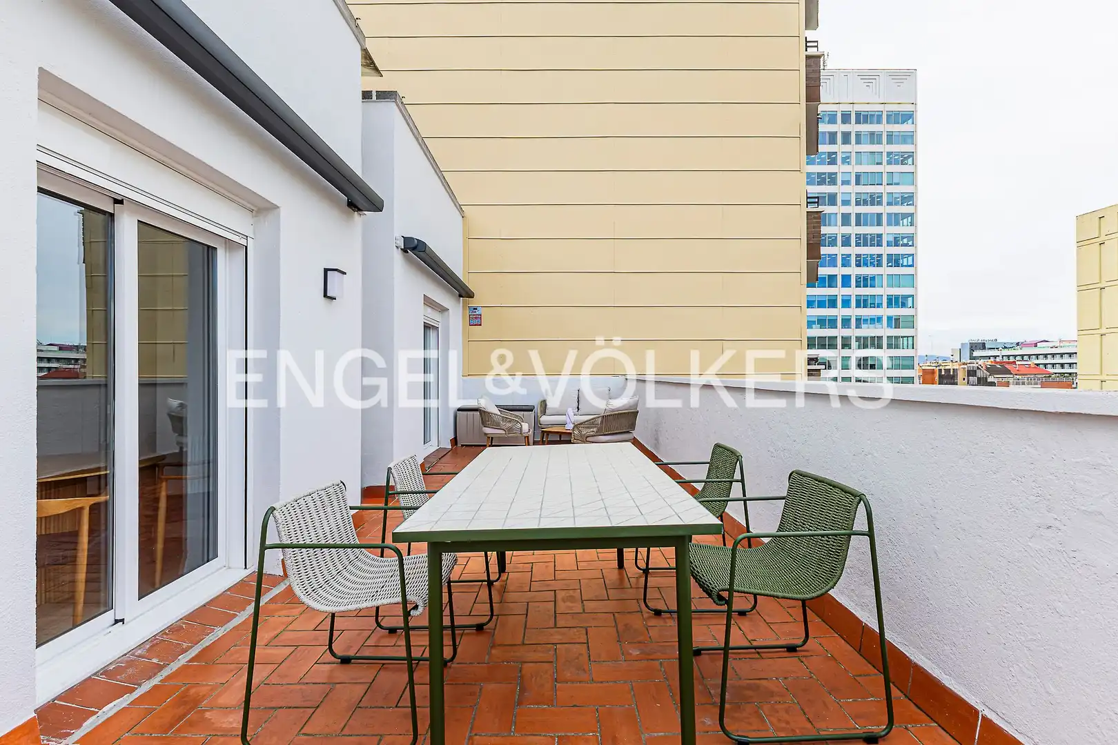 Terraza de Ático de alquiler en Barcelona con Aire acondicionado, Calefacción y Parquet