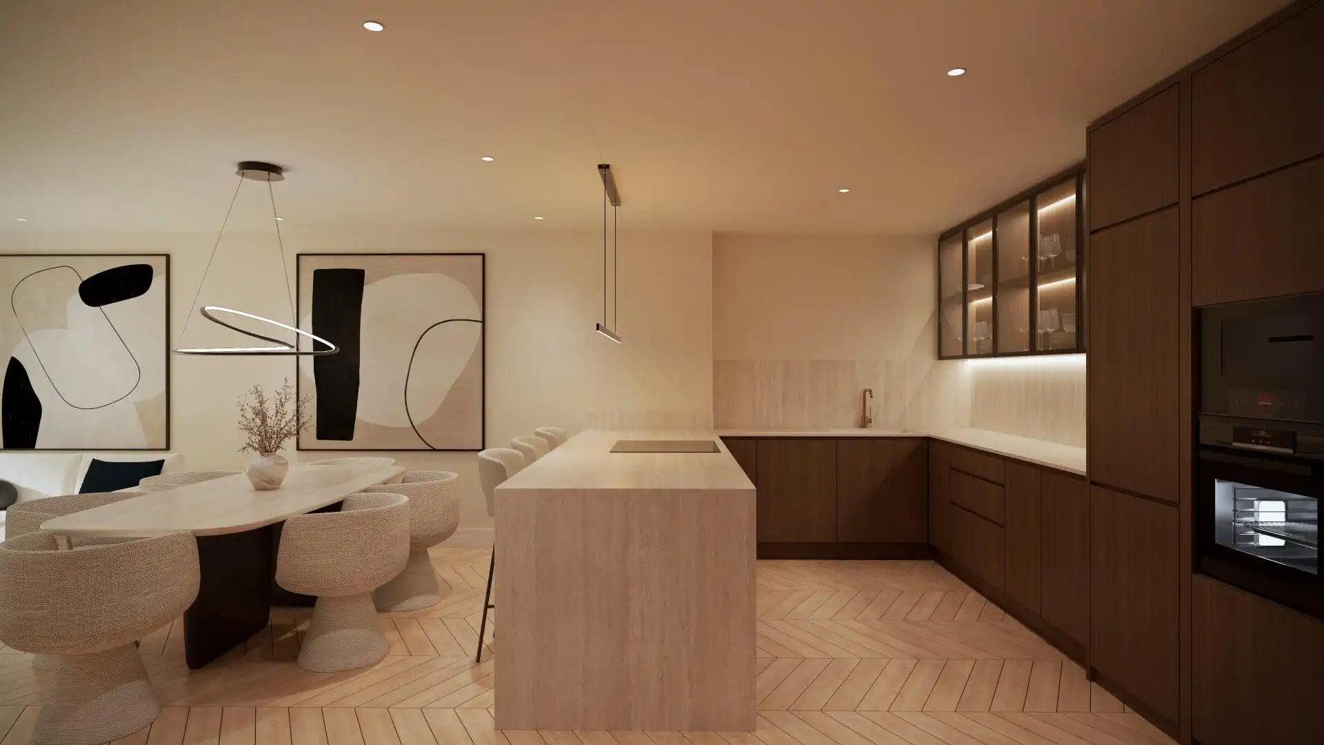 Cocina de Piso en venta en Valencia con Terraza