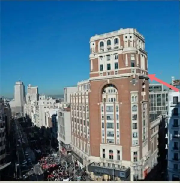 Vista exterior de Estudio de alquiler en Madrid con Aire acondicionado