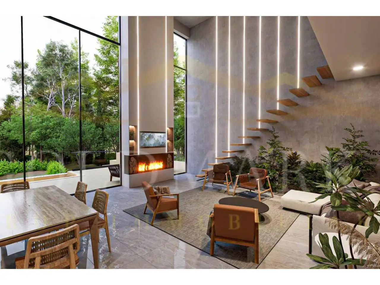 Sala d'estar de Casa o xalet en venda en Caldes de Malavella amb Calefacció, Jardí privat i Terrassa
