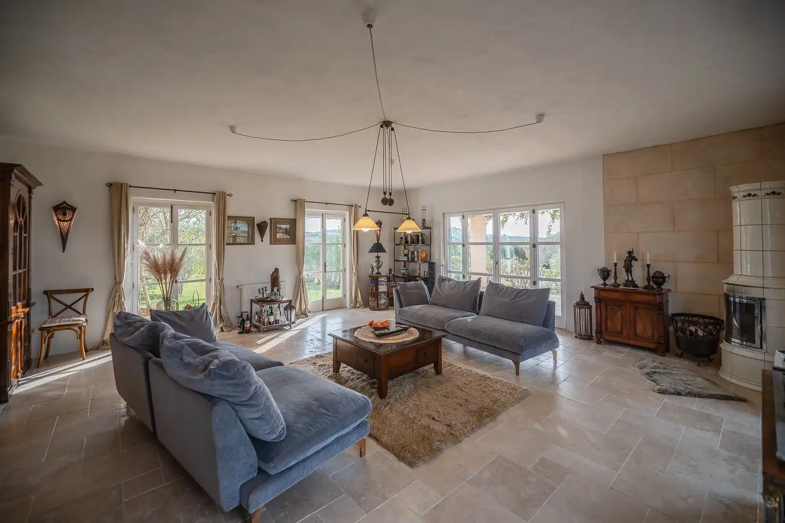 Living room of Country homes for sale in Manacor  with Air Conditioner, Heating and Storage room