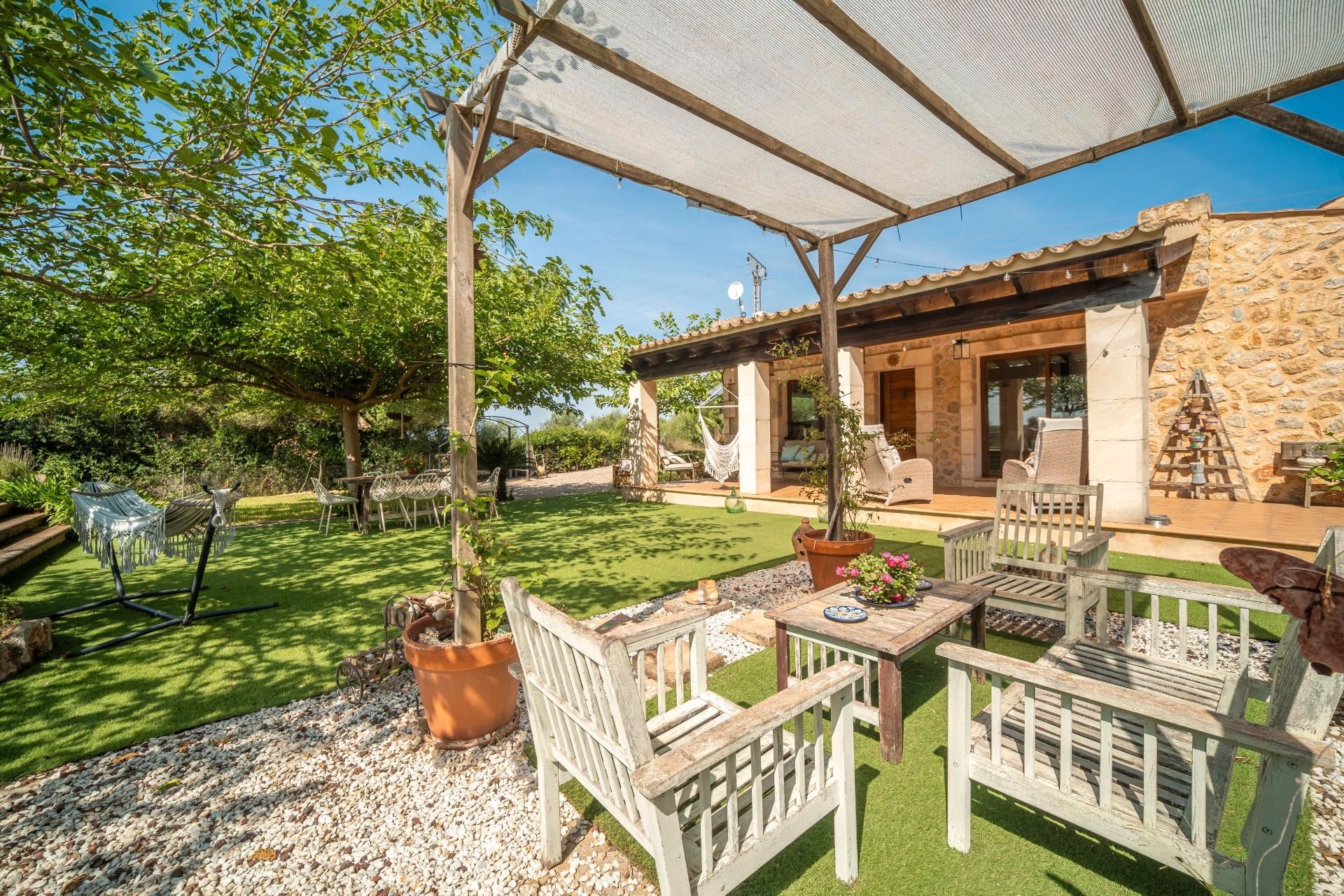 Jardí de Finca rústica en venda en Sencelles amb Aire condicionat, Calefacció i Jardí privat