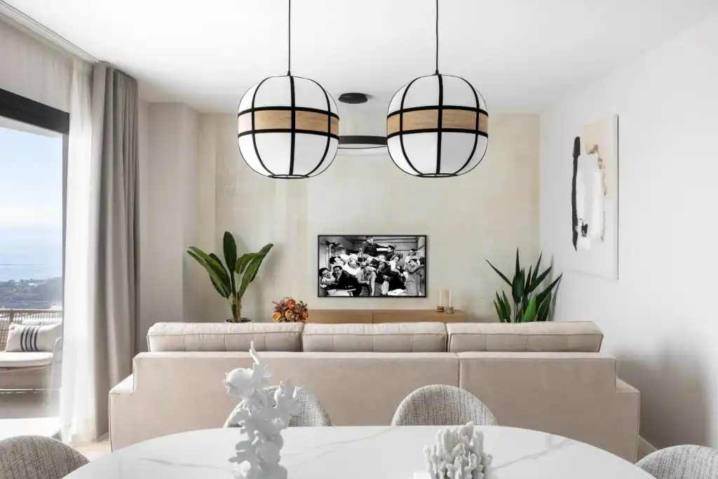 Sala de estar de Ático en venta en Rincón de la Victoria con Terraza y Piscina comunitaria